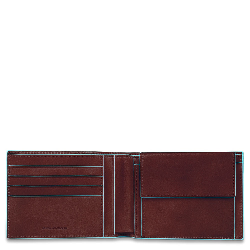 Portafoglio con portamonete Piquadro PU257b2R