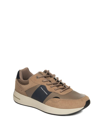 Piquadro sneakers in camoscio tortora PQ7703