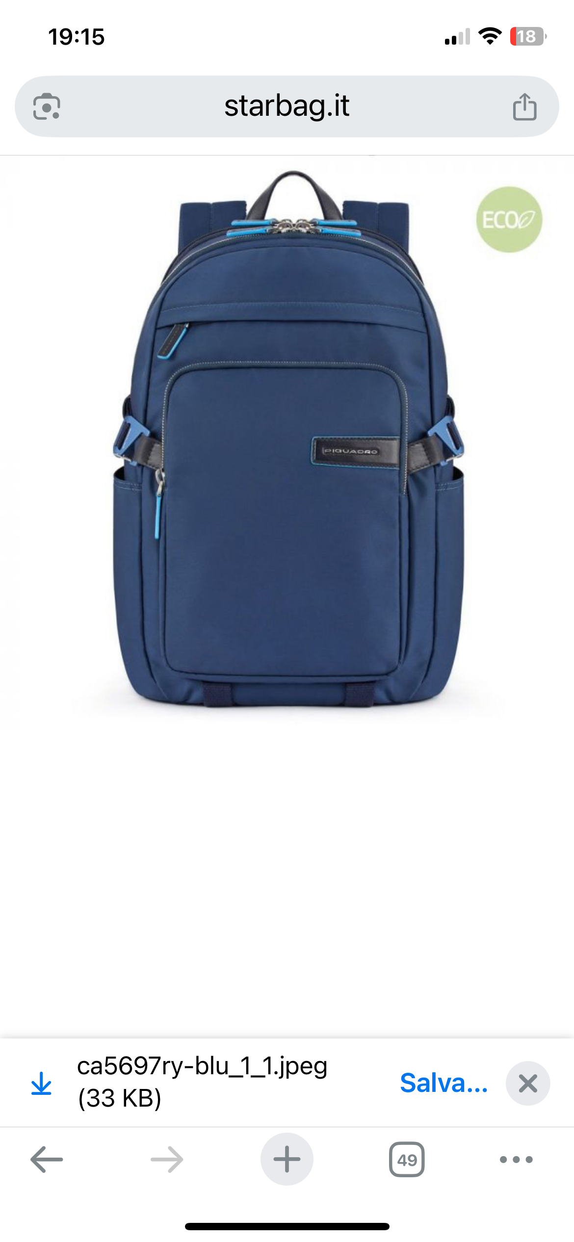 Zaino Piquadro porta pc PQRY