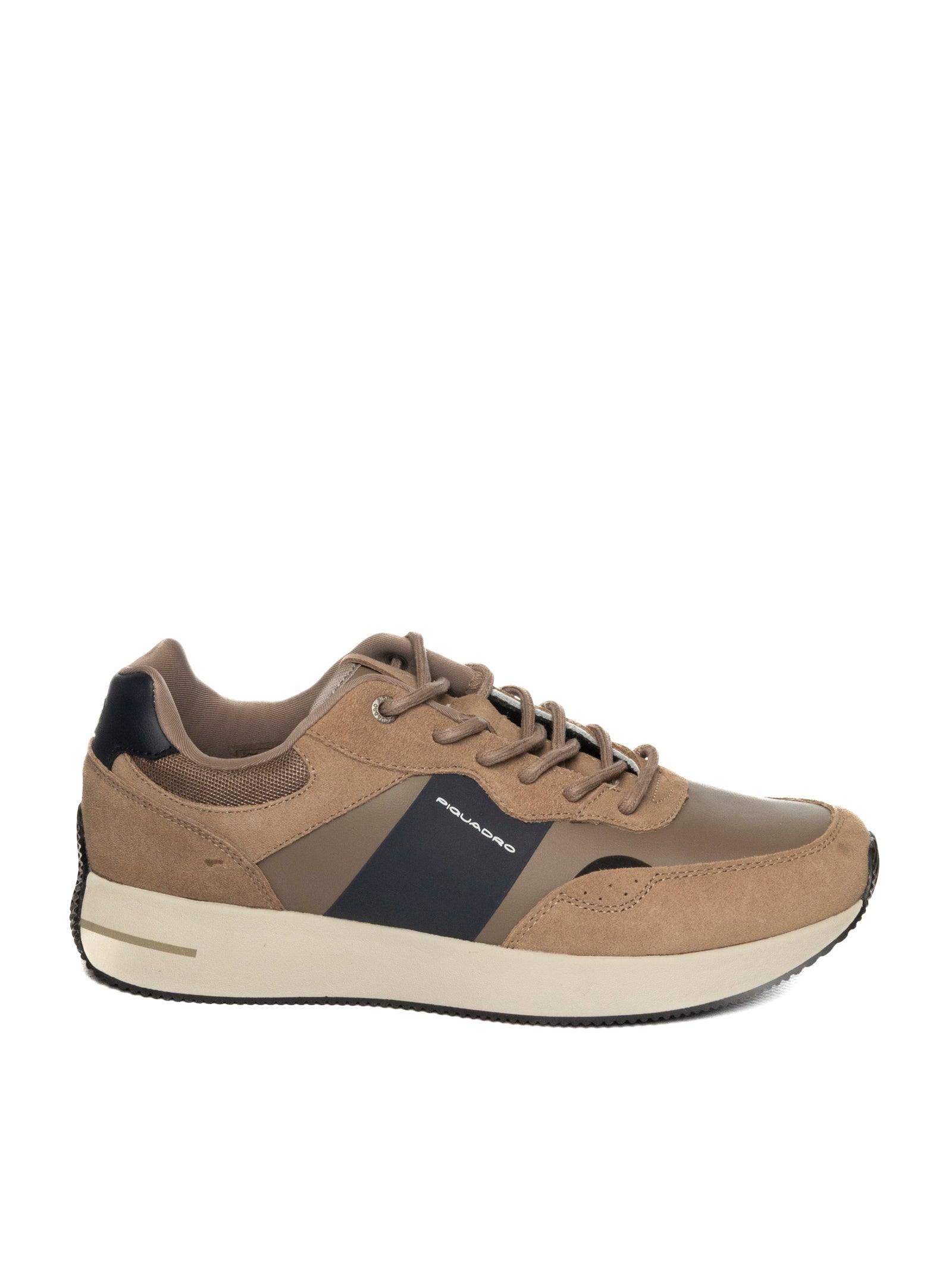 Piquadro sneakers in camoscio tortora PQ7703