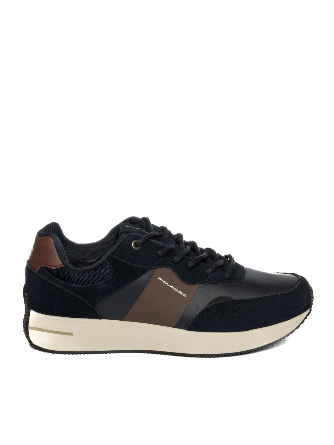 Piquadro sneakers in camoscio blu navy PQ7703