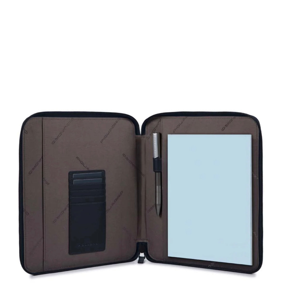 Piquadro portablocco sottile formato A5 con porta penne AC3749P16