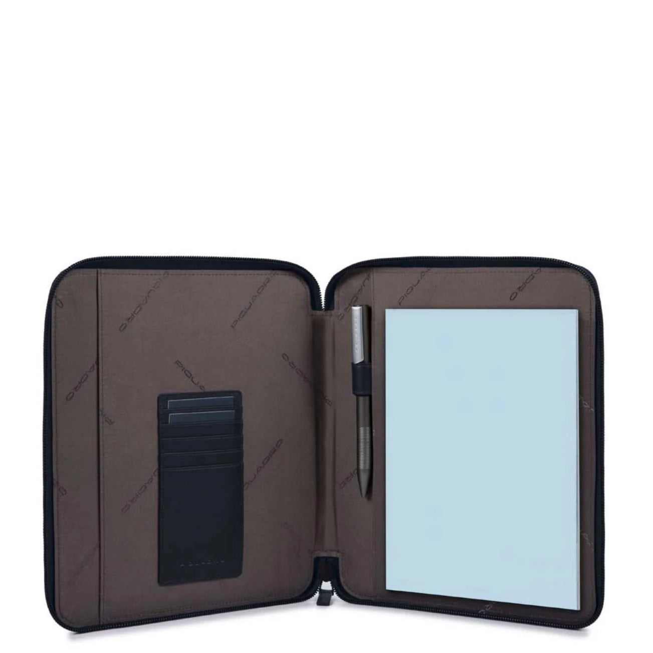 Piquadro portablocco sottile formato A5 con porta penne AC3749P16