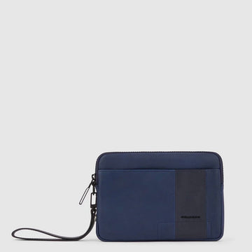 Pochette Piquadro con porta carte di credito blu notte AC5946S123R