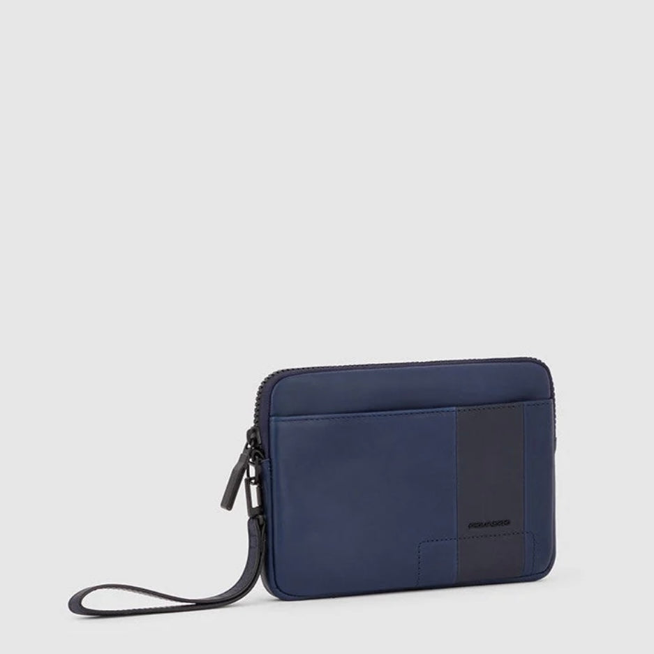 Pochette Piquadro con porta carte di credito blu notte AC5946S123R