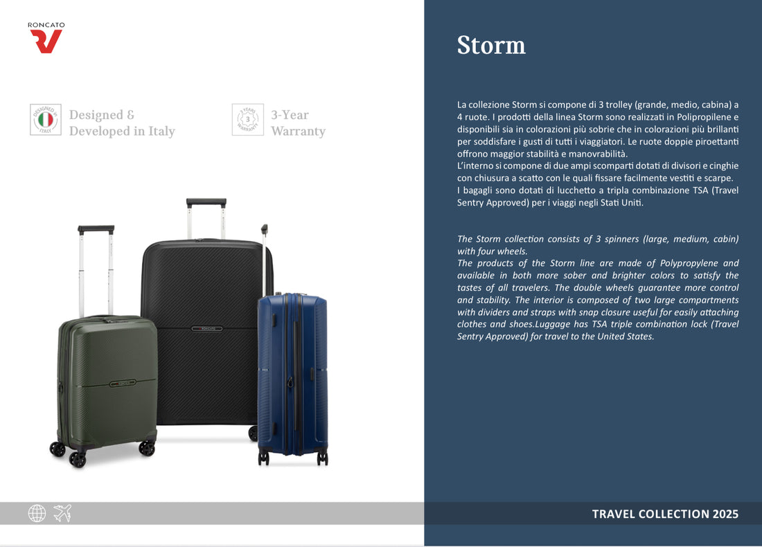 Set 3pezzi Roncato Storm