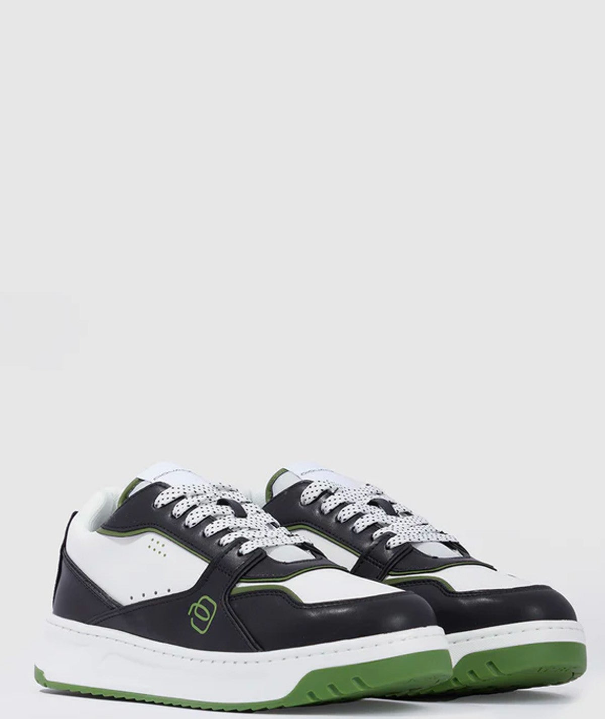 Piquadro sneakers urban in nylon nere bianche e verdi SN6171UB00