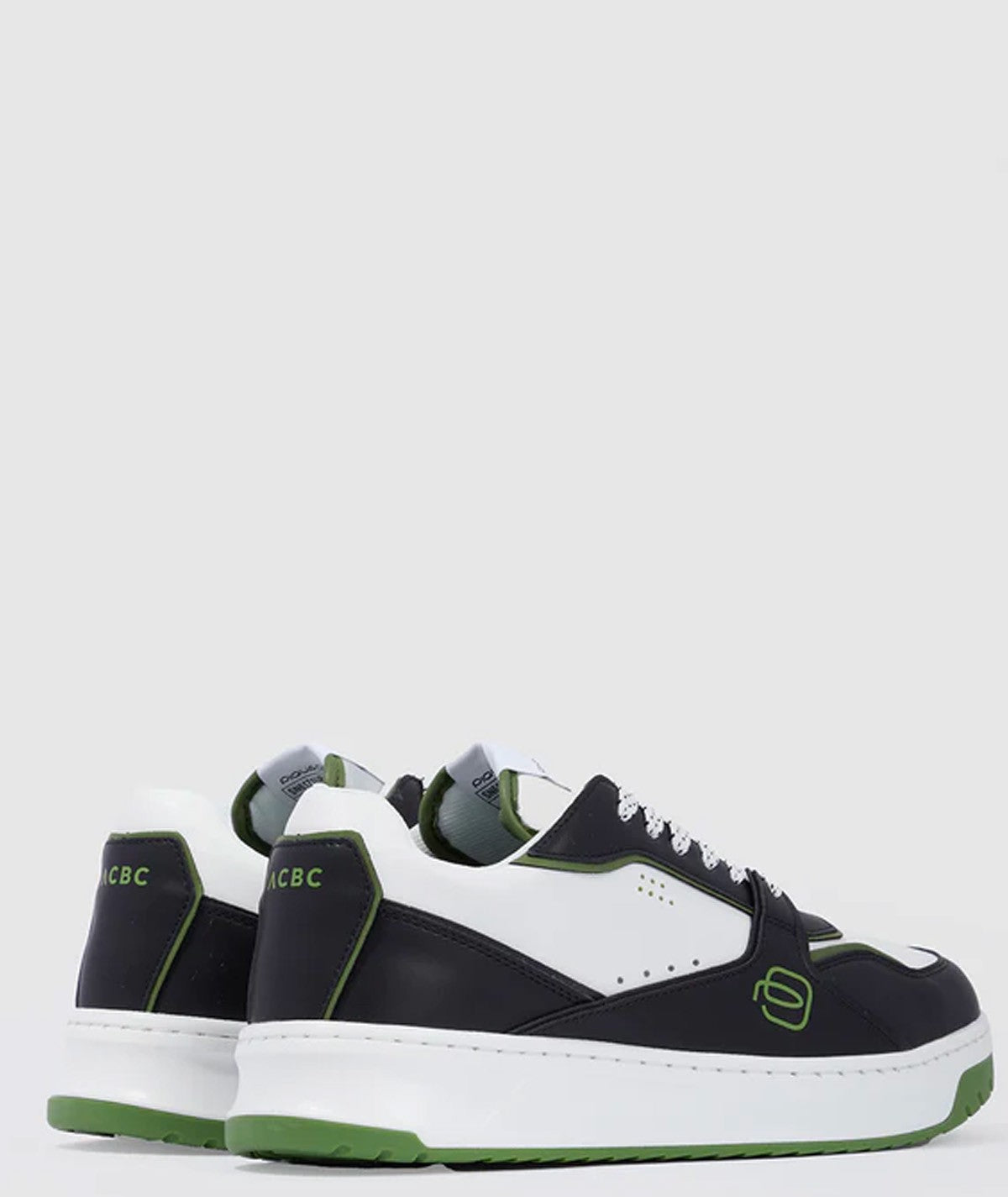 Piquadro sneakers urban in nylon nere bianche e verdi SN6171UB00