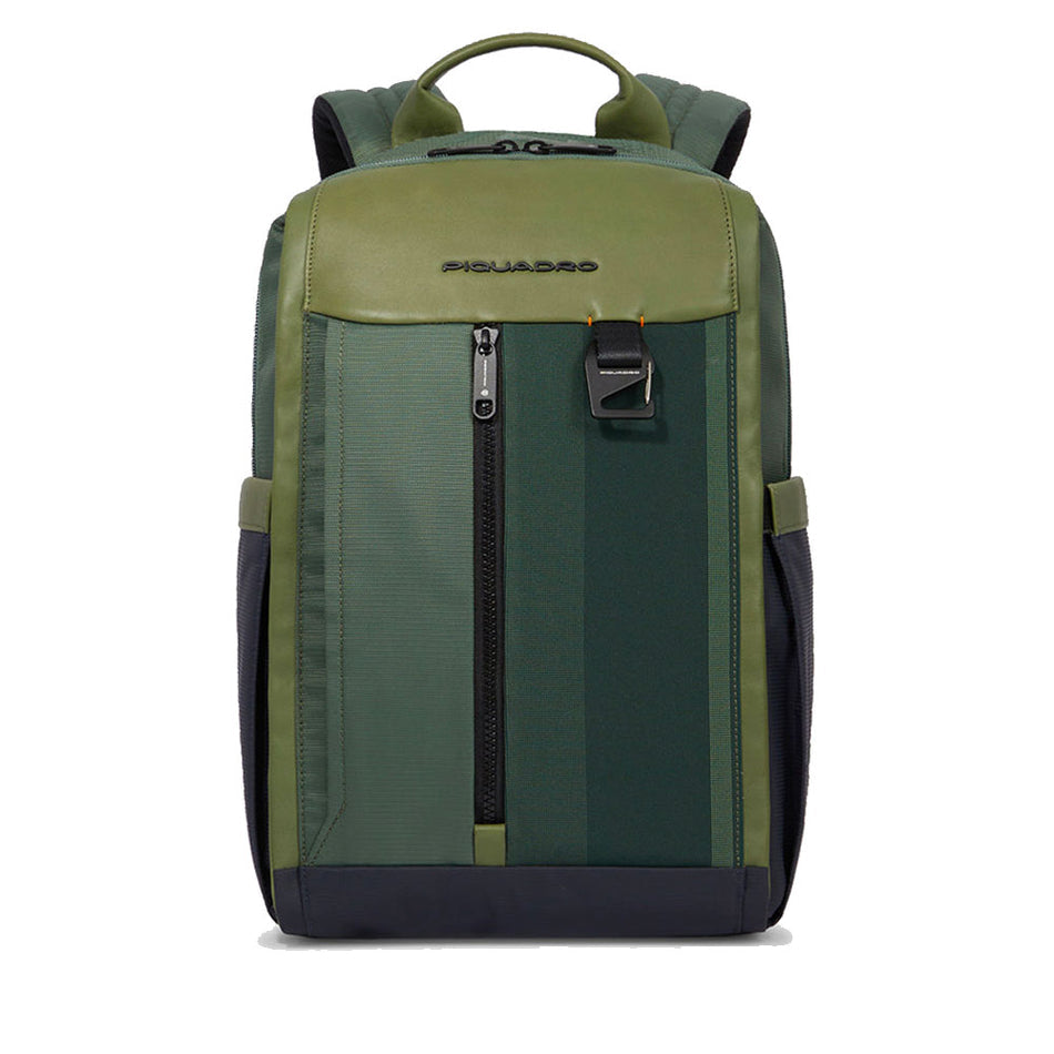Zaino Piquadro in tessuto e pelle porta I pad