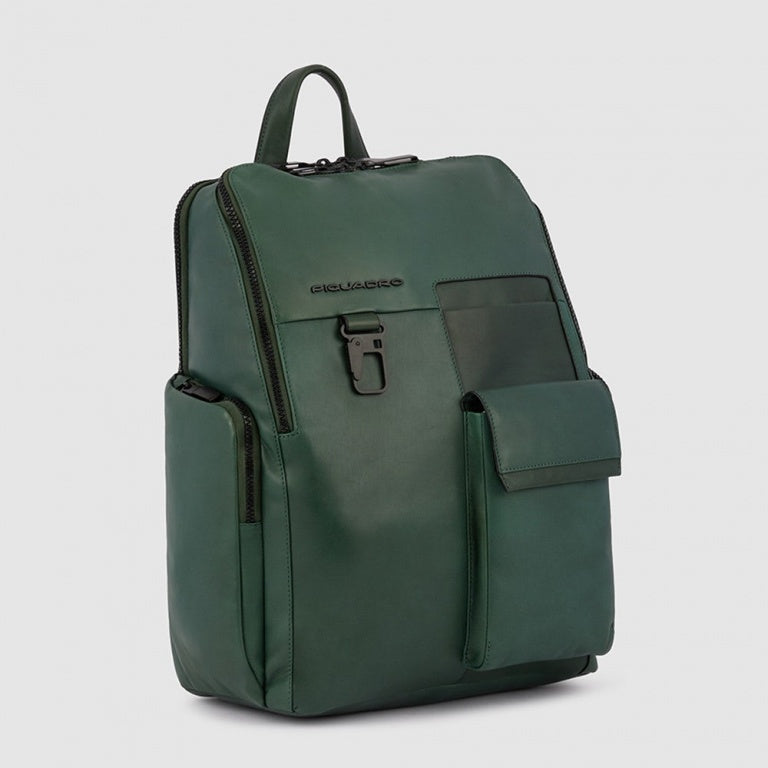 Zaino uomo Piquadro con porta Pc 14" in pelle linea Finn CA5988S123
