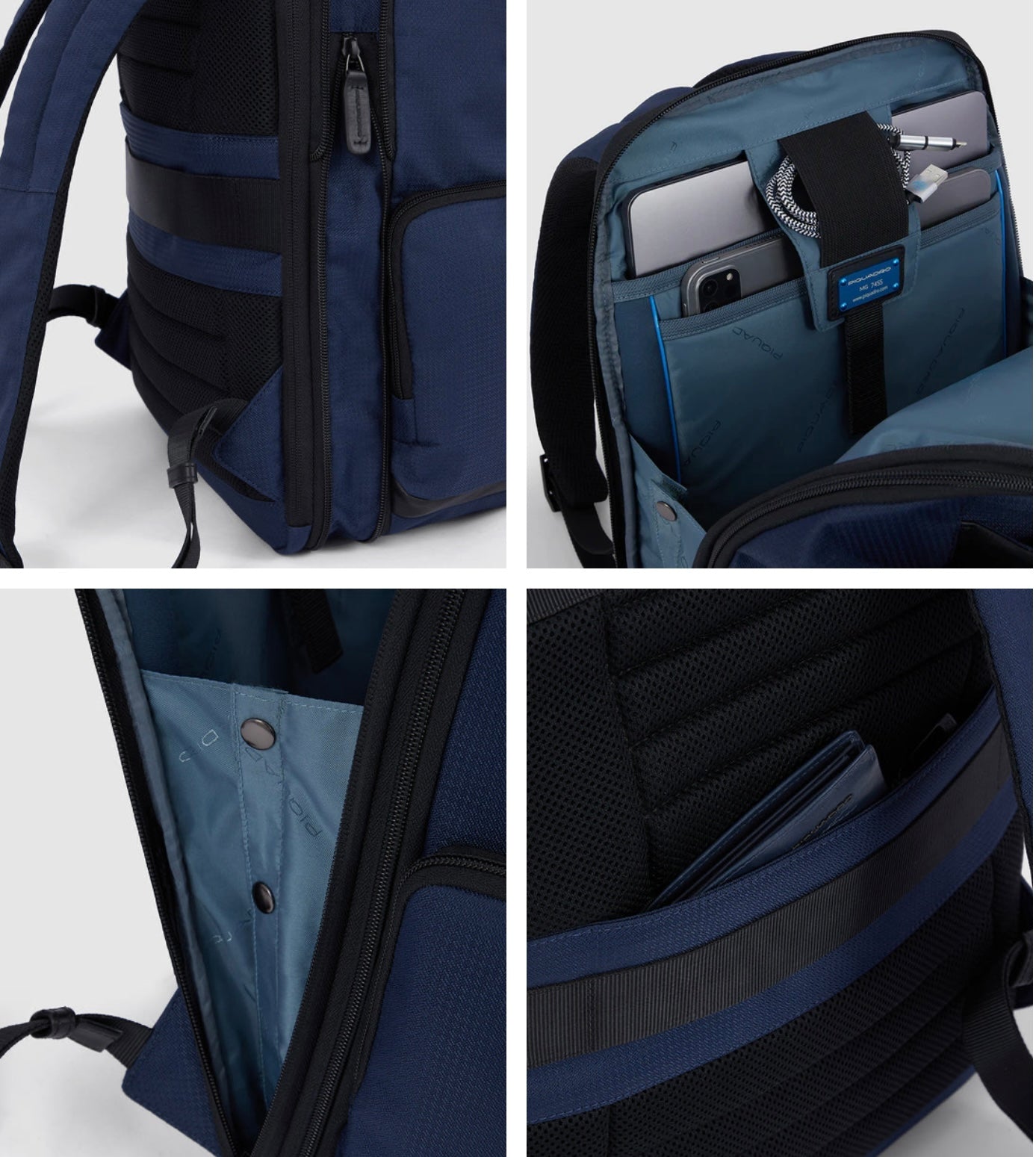 Piquadro zaino porta pc sottosedile aereo CA6239W129BM