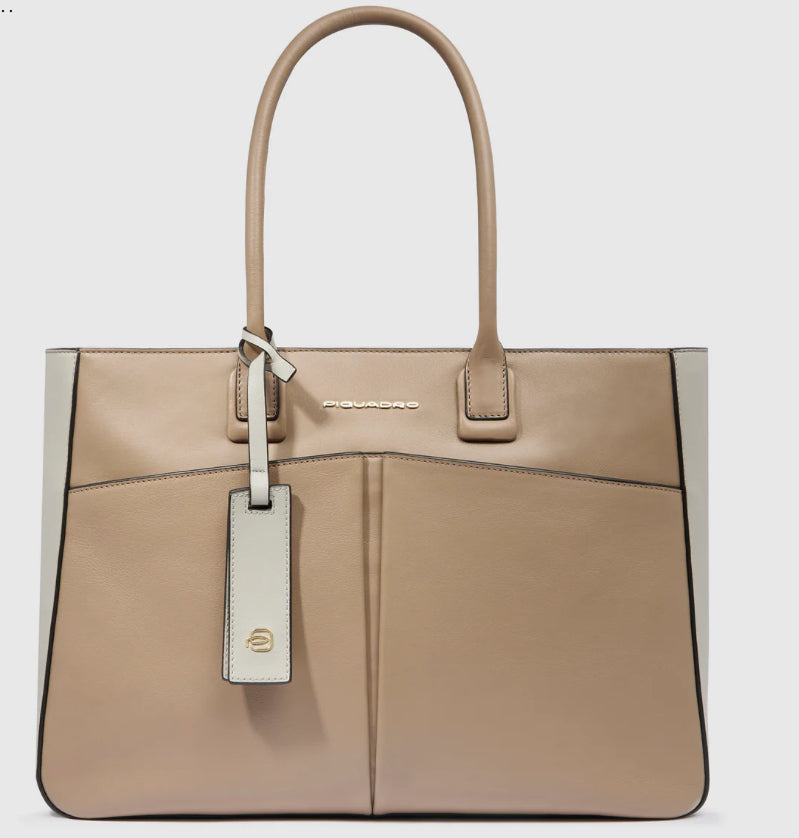 Borsa donna in pelle porta PC 15,6" BD6538W