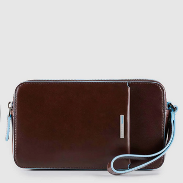Piquadro Pochette uomo con tasca frontale