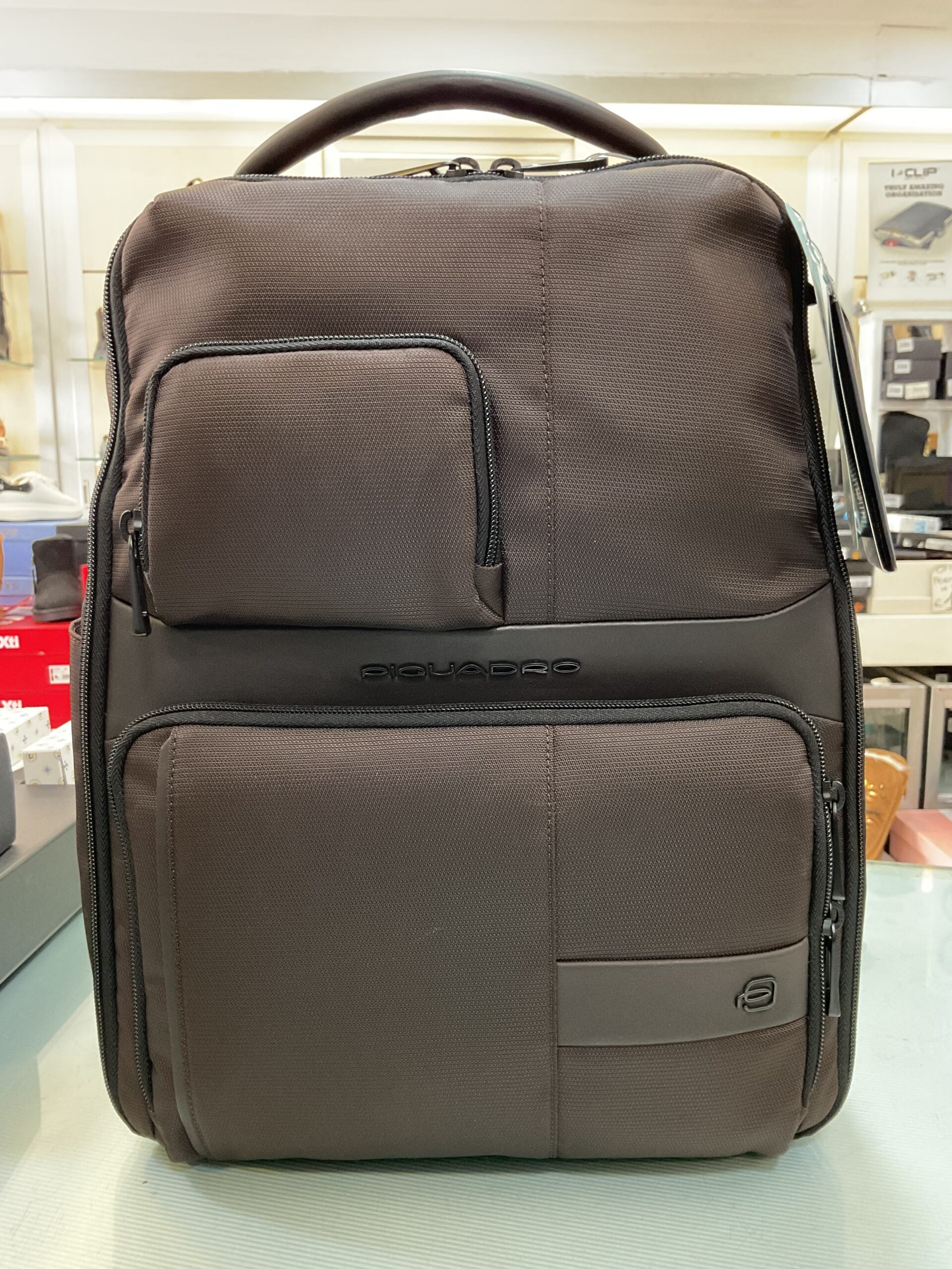 zaino Piquadro porta pc ca6238w129 in tessuto e pelle