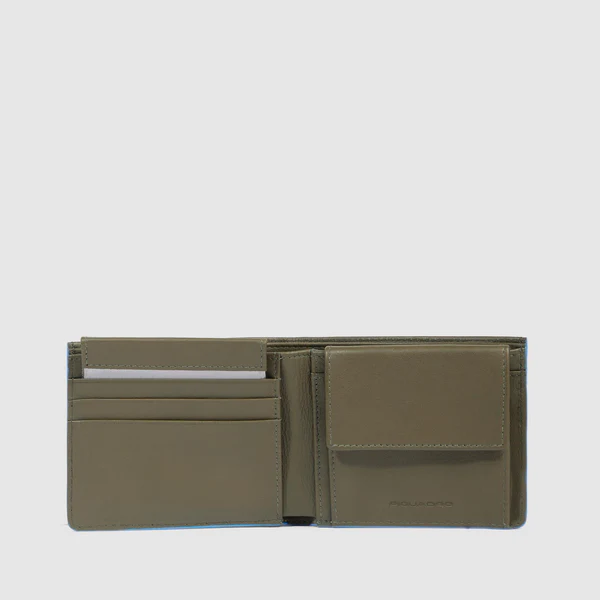 Piquadro Portafogli uomo con portamonete